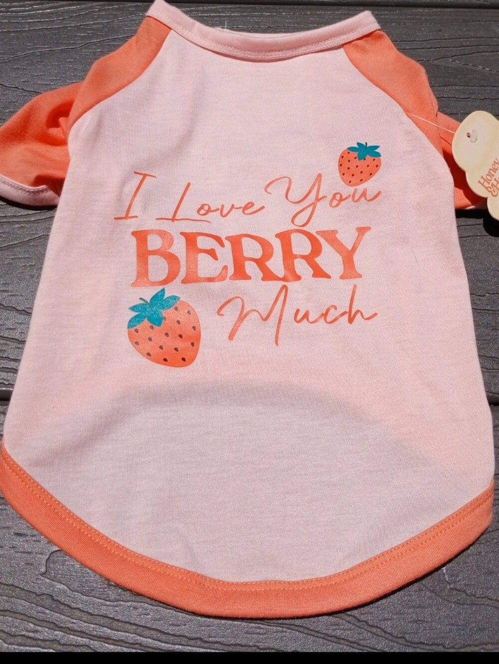Honey & Hound  'I Love You Berry Much' Tee